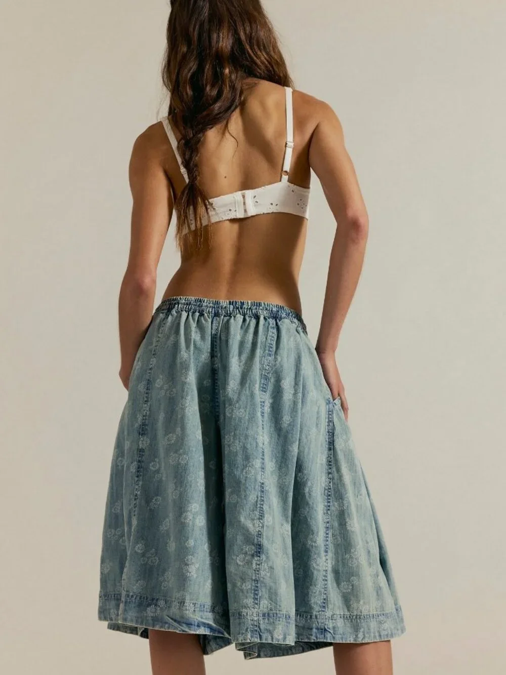 Free People We The Free Distant Lover Printed Culottes